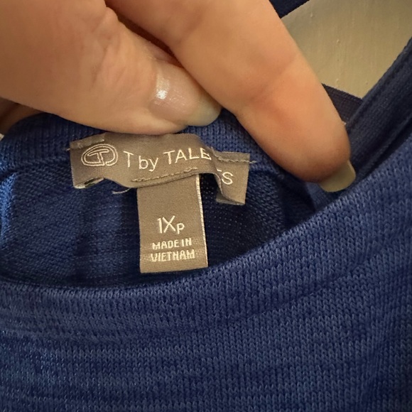 T by Talbots petite full length dress, in royal blue. 1XP - Picture 2 of 3
